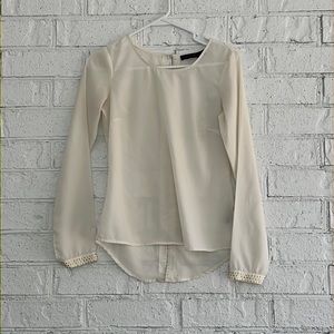 Cream blouse